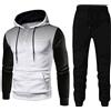 Generico Tuta da Uomo Pantalone e Felpa con Cappuccio Set da Jogging Basic Tute Calcio Tuta Uomo Cotone Completa Tutete