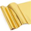 IModeur Vinilo adesivo Oro lucido, 30,5 cm x 125 cm pellicola adesiva Oro per Cricut, Vinile autoadesivo per regali fai da te, festa di compleanno