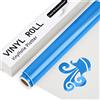 IModeur Vinilo adesivo blu, 30,5 cm x 244 cm pellicola adesiva blu lucido, vinile blu per Cricut, Silhouette Cameo, La maggior parte delle macchine da taglio