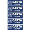 Everest Adv 5 Adesivi per Raccolta Differenziata Carta | Formato cm 15x5 | Etichette per Contenitori Rifiuti in Italiano ed Inglese | CARTA
