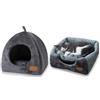 Generico Cuccia Gatto Chiusa, Cuccia Chiusa Cane Interno, Casetta Gatto, Cuccia per Cani Removibile Traspirante per Interni per Gatti, Cani, Gattini E Piccoli Animali Domestici