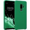 kwmobile Cover per Samsung Galaxy S9 Plus Custodia - Back Case per Smartphone in Silicone TPU - Protezione Gommata - pixie green