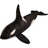 TOPLITHE Orca Peluche, Simulazione Killer Whale Peluche Creature Marine Farcite Ponderate Animali Regalo for La Decorazione Della Casa Delle Ragazze Dei Ragazzi(Size:50CM/19IN)