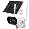 Uonlytech Telecamera Di Sicurezza Telecamere Senza Fili Ad Energia Solare Videocamera Telecamera Di Sicurezza Solare Telecamera A Pannello Solare Telecamere Di Sicurezza Per Esterni Ad