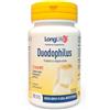 LongLife® Duodophilus | Con 7 ceppi probiotici, 8 vitamine del gruppo B e FOS | Equilibrio della flora intestinale | Supporto immunitario | Fino a un mese di trattamento | Vegano e senza glutine