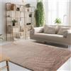 STGAO Tappeto Salotto 200 x 200 cm Antiscivolo Tappeto Pelo Lungo Antiscivolo Sostenibile per Soggiorno Corridoio Cameretta, Beige
