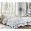 BANZAII TEXTILE INNOVATOR ONLINE Banzaii trapunta invernale, piumone in tessuto di calda flanella, manopesca - Imbottitura 350 gr/mq termoisolante per inverni rigidi - Made in Italy, Una piazza e mezza 220x260 cm Gnomi Blu