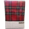 Bossi Tovaglia Arredo BOSSI DIS.0704 Col.335 Tartan 6 Posti MISURA 150 x 180 100% Puro Cotone Pettinato