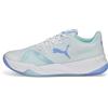 PUMA Accelerate Turbo Nitro II W+, Scarpe da Ginnastica per Ambienti Interni Unisex-Adulto, White/Elektro Purple/Light Aqua, 40 EU