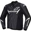 Alpinestars giacca in pelle uomo Faster V3 - 12 Black White