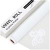 IModeur Vinilo adesivo bianco, 30,5 cm x 244 cm pellicola adesiva bianco matt, vinile bianco per Cricut, Silhouette Cameo, La maggior parte delle macchine da taglio