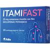 Itamifast 25 mg Diclofenac Potassico Antidolorifico, 10 Compresse