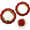 Brandani Servizio Piatti Carol New Bone China da 18 pezzi