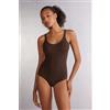 Intimissimi Body A Canotta In Cotone The Sensual Cotton Marrone