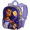 Disney Wish Star-Zaino 3D Piccolo, Lilla, 26 x 31 cm, Capacità 8.5 L