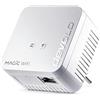 Devolo Adattatore Powerline Mini Compact WiFi Magic 1, ideale per il lavoro e lo streaming a distanza, presa francese