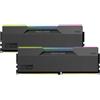 KLEVV CRAS V 32GB (2X16GB) DDR5 RGB GAMING RAM 6000MT/S PC5-48000 Unbuffered Non-ECC 1.35V CL30 Kit modulo di memoria