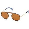 Tommy Hilfiger THF200 639 Occhiali da Sole, Oro (Gold/BW Black Brown), 99 Unisex-Adulto