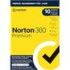 Norton 360 Premium 2021 | 10 Devices | 1 Year Subscription with Automatic Extension | Secure VPN and Password Manager | PC/Mac/Android/iOS | Activation Code in Original Packaging