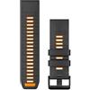 Garmin Cinturino QuickFit 26 mm, Graphite/spark orange