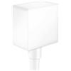 Hansgrohe FixFit Square Bianco - Uscita a muro con valvola antiriflusso | 26455700