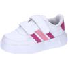 adidas Breaknet 2.0 Shoes Kids, Scarpe da Ginnastica, Cloud White/Lucid Fuchsia/Beam Pink, 27 EU