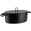 Alessi Officina 90108 La Cintura di Orione Cocotte Ovale, Rame/Ghisa