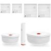 Guzzini Save-it set 7 pz sottovuoto, contenitori, sacchetti e pompa
