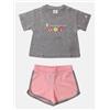 CHAMPION SET GRIGIO/ROSA (EM006)
