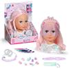 BABY born Testa Creative - Con capelli rosa, pennarelli e oltre 20 accessori - Testa da truccare e pettinare - Dai 3 anni in su