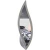 Pintdecor SPECCHIERA PETALO TORTORA ARGENTO P4254 PINTDECOR