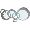 Pintdecor Specchiera Circles Argento P2935 Pintdecor