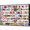Pintdecor Quadro LUMINOSO PEZZI DI GIORNALE GL3462 PINTDECOR