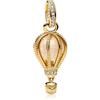 MSPOVOF Mongolfiera trasparente scintillante Charm 925 Sterling Silver 5a Zirconia Ciondolo Compatibilità Bracciale Collana Donne Gioielli Regalo