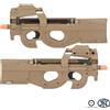 CYBERGUN Fucile elettrico softair FN P90 con red-dot e loghi originali, colore tan - FN Herstal by CyberGun (200995)