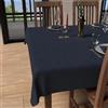 Soleil d'ocre, Luxury Tovaglia Rettangolare Antimacchia 150x250 cm, Poliestere, Blu notte