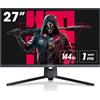 Monitor Gaming 27", Display VA, 2560X1440 (WQHD 2K), 1Ms, Adaptive Sync, 144Hz,