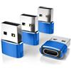 Elebase per iPhone 17 Adattatore USB C Femmina a USB Maschio 4P,Connettore Cavo Caricatore Tipo C per iPhone 16 15 Pro Max,Apple Watch s10 9,iPad 10 Mini 6 Air 4 5,MacBook Pro,Samsung Galaxy A54,A53