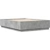 vidaXL Giroletto Grigio Cemento 140x200 cm in Legno Multistrato
