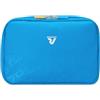 RONCATO Crosslite beauty case a scomparti con zip 23x15,5x9 cm - Blu Java