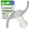 ONIX TECH Lama Frullatore Minipimer per Ciotola СА da 500 ml con Codice Originale 67050141 AS00004185 per Braun Multiquick 4130 4162 4165 4191 4192 4193 4199 4200 - Made in EU