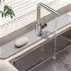 LeKuni Tappetino Lavandino Cucina, Paraspruzzi Lavello Cucina per Lavello in Pietra Diatomite, Accessori Lavello per Rubinetti per Il Bancone del Bagno [Bianco, 60x10cm]