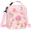 Clastyle Borsa Termica Porta Pranzo Bambini Scuola Rosa Borsa Frigo Piccola Ragazza Portatile, Animale a Palloncino