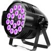 HOLDLAMP 18 LED Luce da Palcoscenico, Illuminazione da palco a LED da 200W Faretto 4 in 1 RGBW con DMX-4/8CH per Feste Discoteche Bar Feste familiari Chiese