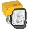 HELLA 1GA 996 588 - 011 - Faro da lavoro a LED - Power Beam S - 12/24 V - 1000 lm - avvitato/montaggio - staffa di montaggio orientabile/sospeso/in piedi - illuminazione ampia - spina: spina tedesca