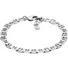 Fossil Bracciale unisex Heritage Silver in acciaio inox, JA7239040, taglia unica, in acciaio inossidabile, non è una pietra preziosa, talla única, Acciaio inossidabile, Nessuna pietra preziosa
