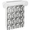 GILDE Vaso decorativo bianco - Vaso decorativo in ceramica - decorazione soggiorno regalo altezza 32,5 cm