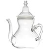 HOME DECO FACTORY Teiera in Vetro 80 cl Moderna tè e caffè Trasparente | Vetro, teiera, design moderno ed elegante, tè caffè e aperitivi, servizio da tavola, trasparente