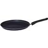 LILY COOK, KC2611, Crepiera D28 cm in Alluminio, Ideale per Crepes, Pancake e frittate Rivestimento Antiaderente per Una Facile Pulizia Design Moderno, Colore Nero