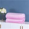 Chickwin Tinta Unita Plaid di Divano Flanella Plaid in Pile Coperte Calda Plaid in Pile di Flanella Microfibra Morbida Coperte Trapunta per Divano Singolo Matrimoniale (Rosa,180x200cm)
